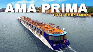 AMA Prima | Full Ship Walkthrough Tour & Review 4K | AMA Waterways River Cruise