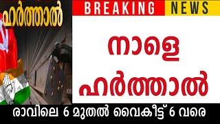 നാളെ ഹർത്താൽ  സ്കൂളുകൾ പ്രവർത്തിക്കുമോ? രാവിലെ 6 മുതൽ വൈകിട്ട് 6 വരെയാണ് ഹർത്താൽ#holiday #harthal