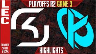 SK vs KC Highlights Game 3 | LEC Playoffs Lower Round 2 Summer 2024 | SK Gaming vs Karmine Corp G3