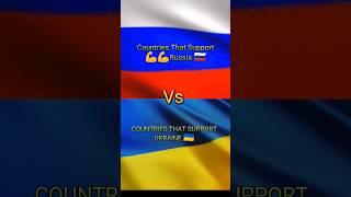 Countries that support Russia vs Ukraine #shorts #ukraine #russia #china