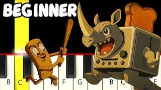 Brainrot - Anime Ending - Easy Piano Tutorial - Beginner