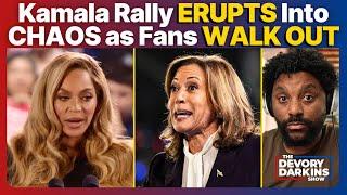 Kamala Rally ERUPTS Into CHAOS as Furious Fans WALK OUT