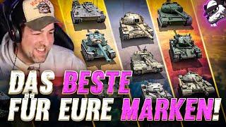 Welche Panzer haben den größten Wert für eure Battlepass Marken? [WoT - Gameplay - Deutsch]