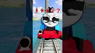 Funny Weird Tralala Characters VS Crazy Lightning Train! - BeamNG.Drive