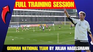 Julian Nagelsmann Training Session with German National Team (2024)