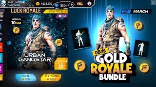 Ob 48 100% Gold Royale Bundle Free Fire | Magic Cube Exchange Event Free Fire | Free Fire New Event