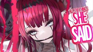 Nightcore - All The Things She Said [Starix & FΛNTOM Remix] (Lyrics)