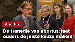 Pepijn van Houwelingen (FVD): Elke abortus is een tragedie