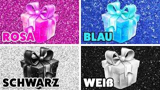  Wähle dein GESCHENK...!  Rosa, Blau, Schwarz, Weiß? Bist du eine glückliche Person?