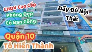 Cho Thuê Căn Hộ Dịch Vụ Trung Tâm Q10 | Phòng Đẹp đầy đủ nội thất | Có hầm giữ xe