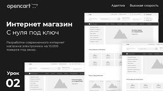Создание интернет магазина на CMS opencart с нуля. Урок 2 - прототип в Figma
