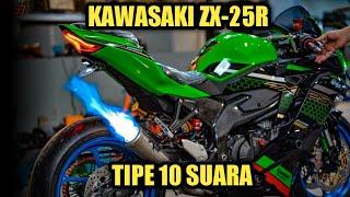 10 TYPE SUARA KNALPOT || KAWASAKI ZX-25R || SUARA MOTOGP - ( Part. Kejar Tayang ) ~ Jeri Carlone