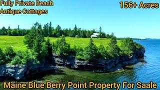 Maine Waterfront Property For Sale | Maine Summer Cabins For Sale | 156+ acres | Maine Real Estate