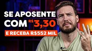 COMO SE APOSENTAR COM POUCO DINHEIRO? | INVESTINDO R$ 3,30 POR DIA