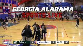 High School Basketball: Calvary Christian  vs Columbus High School