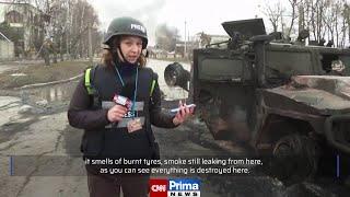 The city of Kharkiv is under heavy attack. CNN Prima NEWS reporter describes the situation