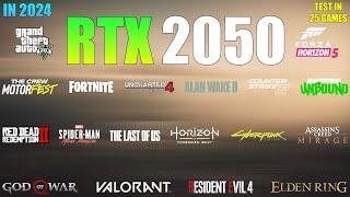 RTX 2050 Laptop : Test in 25 Games in 2024 - still good for Gaming?