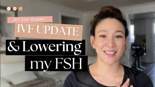 How I lowered my FSH | I'm back in Korea to continue my IVF journey | Egg retrieval 9 | #IVFstory