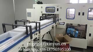 Full automatic bottom draw facial tissue making machine production line