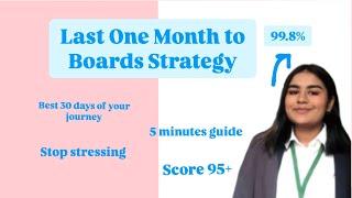 What to do in last 30 days to Boards?  #cbse #cbseclass10