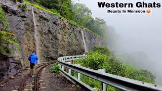 Western Ghats Beauty  In Monsoon Season | Beautiful Maharashtra In Monsoon | Sahyadri Mountain's