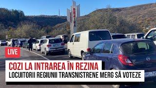 LIVE: Cozi la intrarea în Rezina. Locuitorii regiunii transnistrene merg să voteze