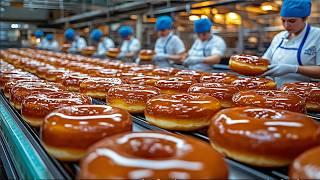 How Millions of Dunkin' Donuts Are Made in a Factory - Donughts Factory Process