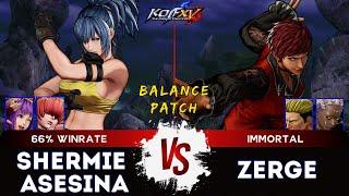 KOF XVSHERMIE ASESINA (Shermie/Athena/Leona) vs ZERGE (Vice/Yamazaki/Dolores)Ranked Match - 12/24