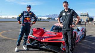 Max Verstappen meets the Acura ARX-06 