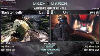 Mach 2 March: Skeleton Jelly vs zweek - Winner's Quarterfinal | Titanfall 2 Speedrun Tournament