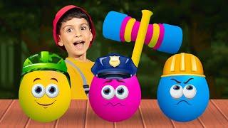 Surprise Eggs Occupation Kids Songs | BabyBillion | Popular Nursery Rhymes For Kids