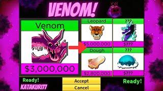 What People Trade for Venom Fruit in Blox Fruits | Venom New Value Before UPDATE 20