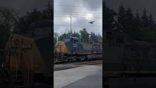 CSX M225 AutoRack Train from Lodi, Ohio 7/5/2024 #csx #train #railroad #shorts #railfan #csxt #auto