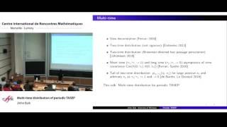 Jinho Baik: Multi-time distribution of periodic TASEP​