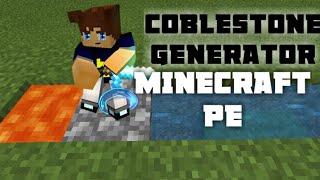 How to Make Coblestone Generator in Minecraft PE