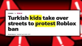 Turkish Kids PROTEST Roblox being BANNED (NEWS)