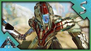 THE MEK SUIT! CHECKING OUT THE SHIELD, ROCKETS AND SHOULDER CANNON! - Ark: Extinction [DLC Gameplay]