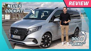 Mercdes V-Klasse 2024 Facelift: 300d Avantgarde | Neues Cockpit, Assistenten & Details im Test