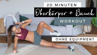 Bauch Rücken Arme Workout für zu Hause | keine Wiederholungen & inklusive Aufwärmen | ohne Springen