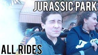 ENTIRE JURASSIC PARK RIDE + More Rides | Universal Studios Feb 6 - Part 2