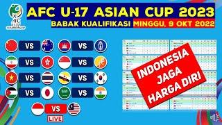 Jadwal Kualifikasi Piala Asia U 17 2023 - Indonesia Vs Malaysia - Kualifikasi Piala Asia U 17 2023