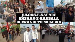 Juloos e Ehsaas e Safare Karbala Bhiwandi To Mumbra