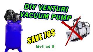 How to Convert Compressed Air to Vacuum | DIY Venturi Pump