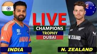 Live: India vs New Zealand, Dubai | Live Cricket Match Today | IND vs NZ | Champions Trophy