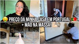 PREÇO DA MINHA CASA  + REMOVENDO PISO, RODA PÉ, ARMÁRIO DE MADEIRA MACIÇA E MAIS (VLOG ️) #1