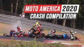 Moto America 2020 Crash Compilation