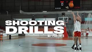 Pro Basketball Guard Shooting Workout w/ a Partner