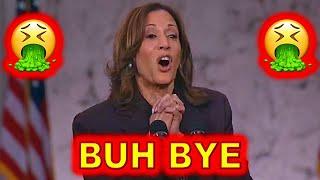 Kamala Harris Just CONCEDED to Donald Trump and Was CRINGY Until the BITTER End.....