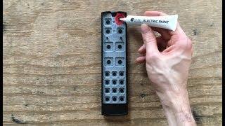 How to Repair a TV Remote Control with Electric Paint