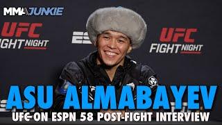 Asu Almabayev Proud to Win for Kazakhstan People, Wants Kai Kara-France | UFC on ESPN 58